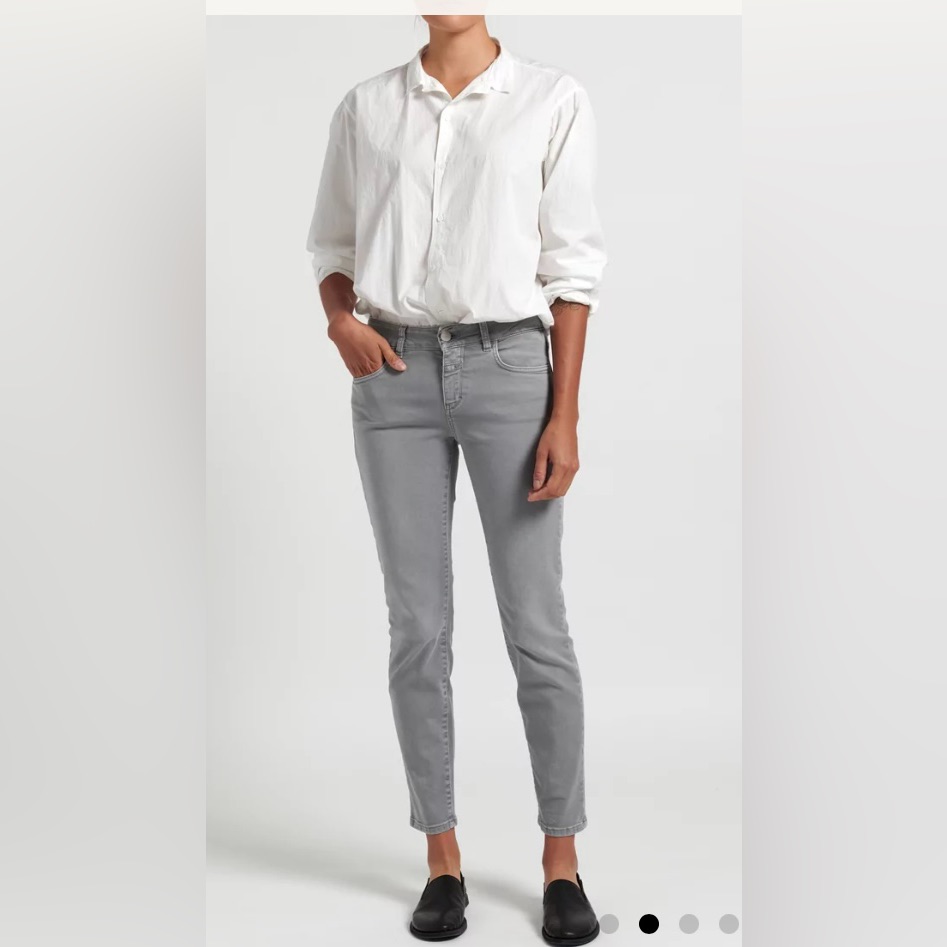 Closed “Baker” Skinny Jeans-Gray